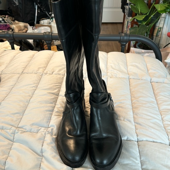 Coach leather tall boot - Picture 1 of 6